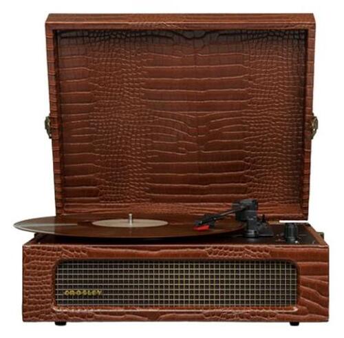 Crosley Voyager Plus Brown Croc