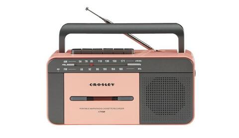 Crosley Portable Cassette Player Roze Gold/Grey