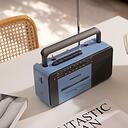 Crosley Portable Cassette Player Blue/Grey