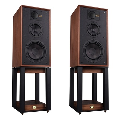 Wharfedale Linton 85th Anniversary Antique Walnut with Stand