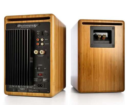 Audioengine A5+ Classic Natural Bamboo