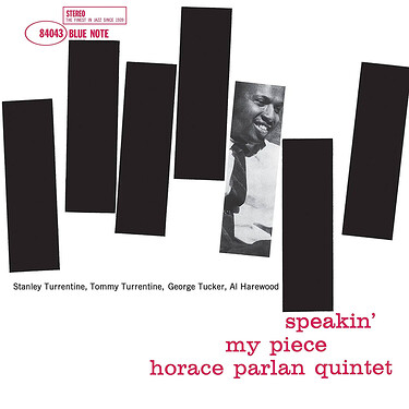 Horace Parlan Quintet Speakin' My Piece (Classic Vinyl Series)