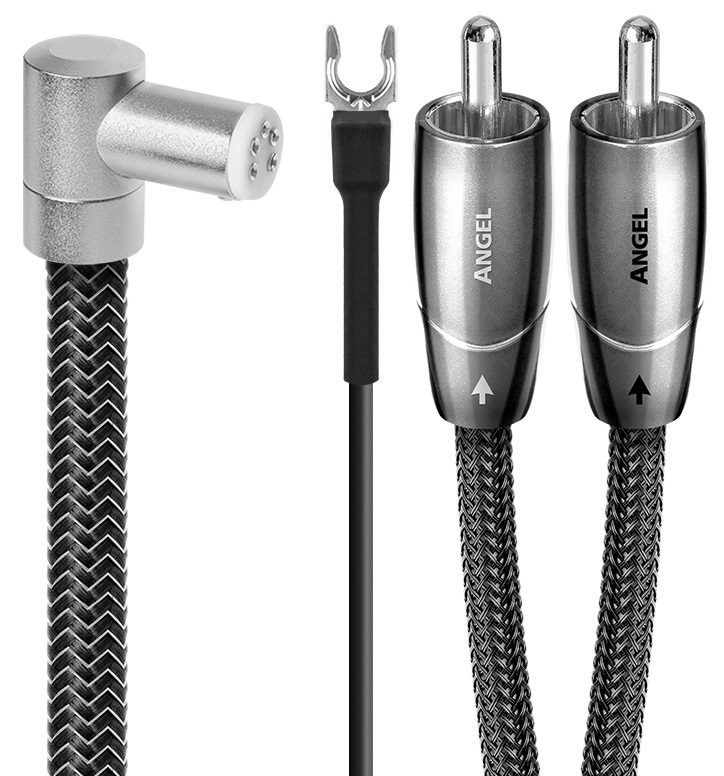 AudioQuest Tonearm Cable Angel 72V DBS Right Angle 5-Pin JIS-2RCA 1.2 м.