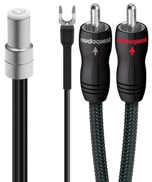 AudioQuest Tonearm Cable WEL Signature 72V DBS Straight 5JIS-2RCA 1.2 м.