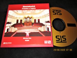 STS Analog Michiel Ras Shostakovich Preludes & Fugues Organ Master Quality Reel To Reel Tape