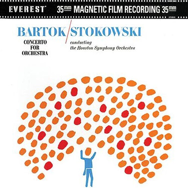 Leopold Stokowski & Houston Symphony Orchestra Bartok Concerto for Orchestra 45RPM (2 LP)