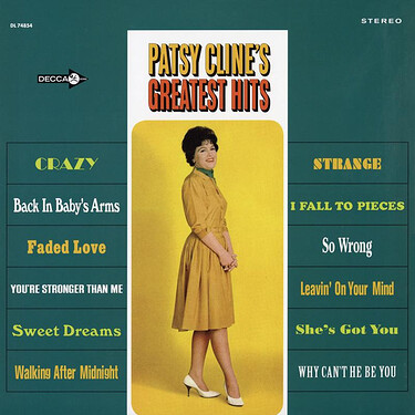 Patsy Cline Greatest Hits