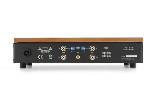Unison Research Phono One with Power Supply Mahogany