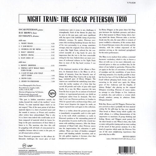 The Oscar Peterson Trio Night Train (Acoustic Sounds Series)