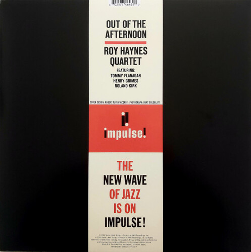 Roy Haynes Quartet Out Of The Afternoon (Acoustic Sounds Series)