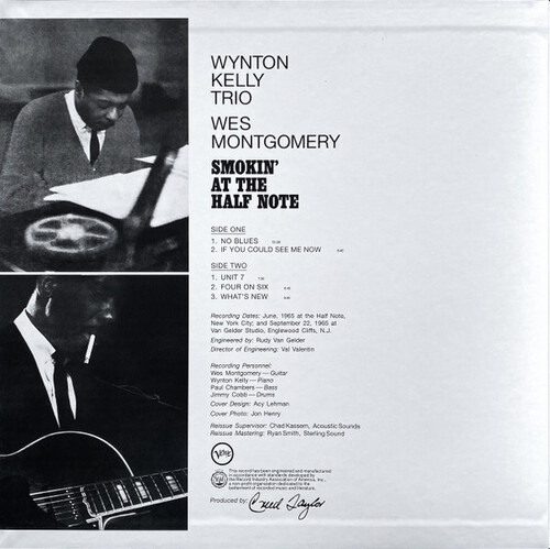 Wynton Kelly Trio & Wes Montgomery Smokin' at the Half Note (Acoustic Sounds Series)