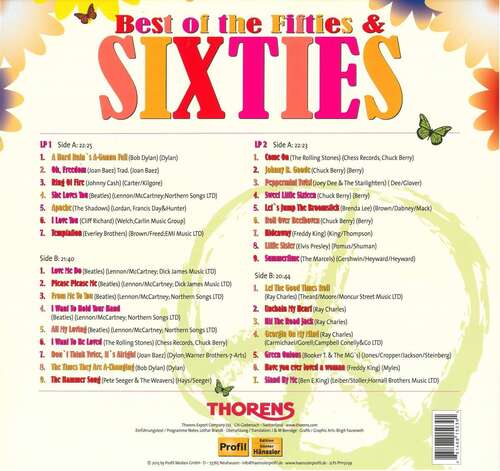 Various Artists Best of Fifties & Sixties (2 LP)