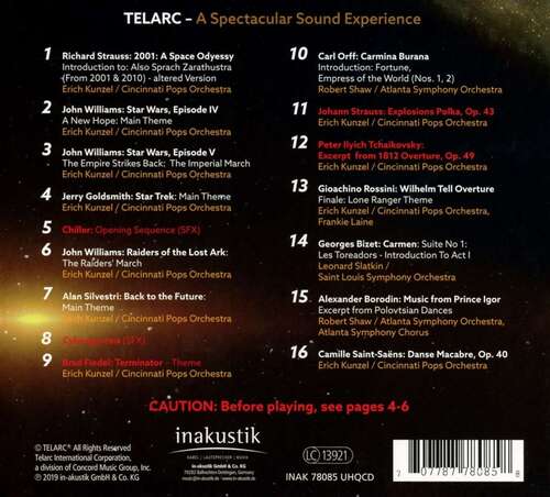 Various Artists Telarc A Spectacular Sound Experience UHQCD