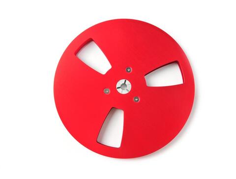MMS-Records 7inch Metal Reel Red
