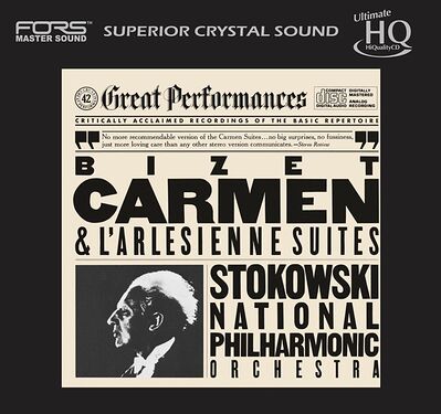 Leopold Stokowski & National Philharmonic Orchestra Bizet: Carmen & L'Arlesienne Suites UHQCD
