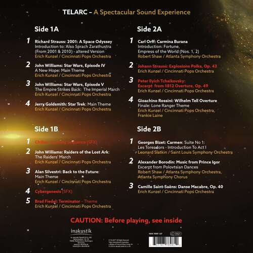 Various Artists Telarc A Spectacular Sound Experience 45 RPM (2 LP)