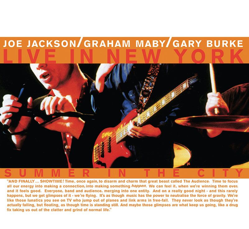 Joe Jackson Live in New York: Summer in the City Hybrid Stereo SACD