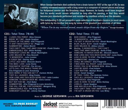 Various Artists Jazz Vocalists Sing George Gershwin (2 CD)