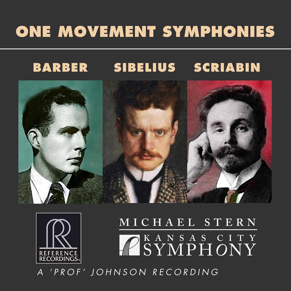 Michael Stern & Kansas City Symphony Barber, Sibelius & Scriabin One Movement Symphonies CD