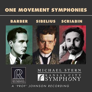 Michael Stern & Kansas City Symphony Barber, Sibelius & Scriabin One Movement Symphonies CD