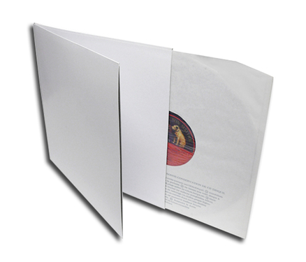 OnlyVinyl Outer Record Sleeves Cardboard Double White