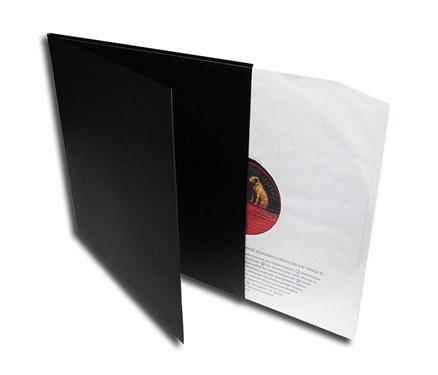 OnlyVinyl Outer Record Sleeves Cardboard Double Black