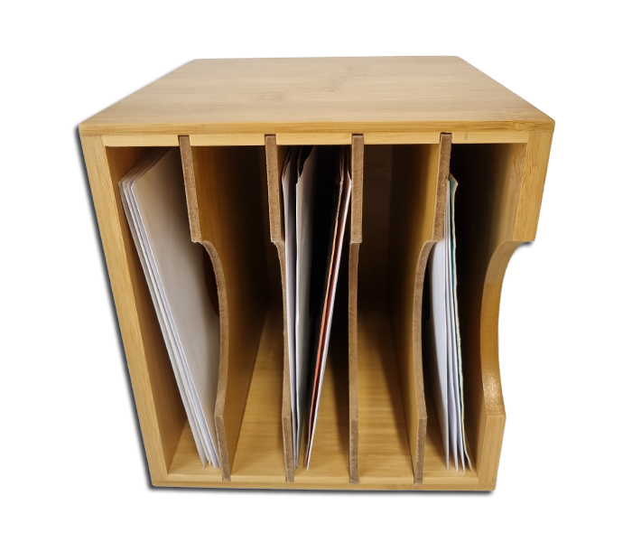 OnlyVinyl Single Record Box Bamboo