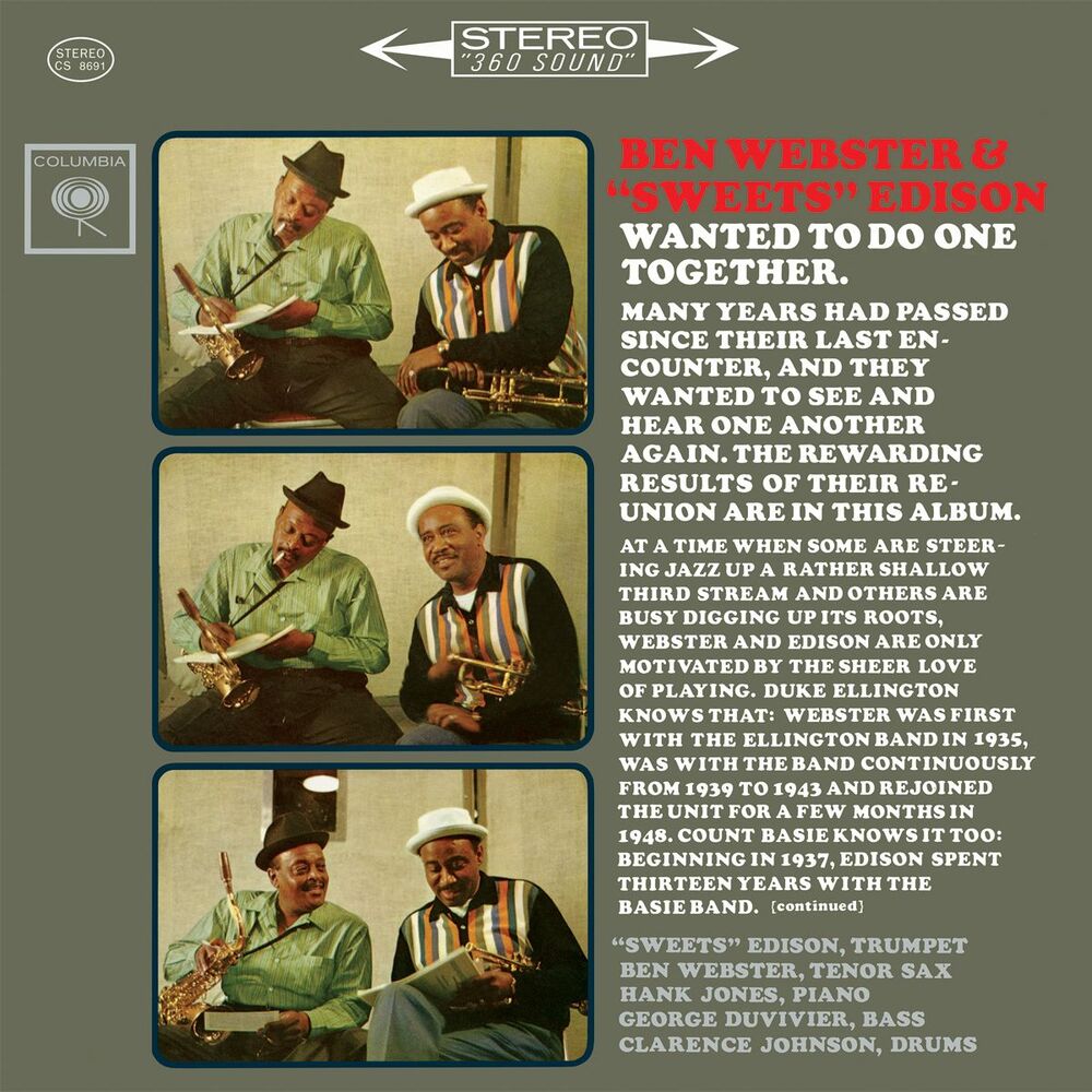 Ben Webster & "Sweets" Edison Ben Webster & "Sweets" Edison Hybrid Stereo SACD