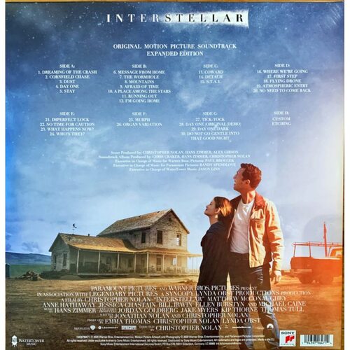 OST Interstellar by Hans Zimmer Box Set (4 LP)
