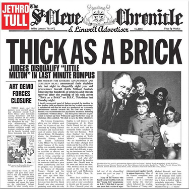 Jethro Tull Thick As a Brick 50th Anniversary Editon
