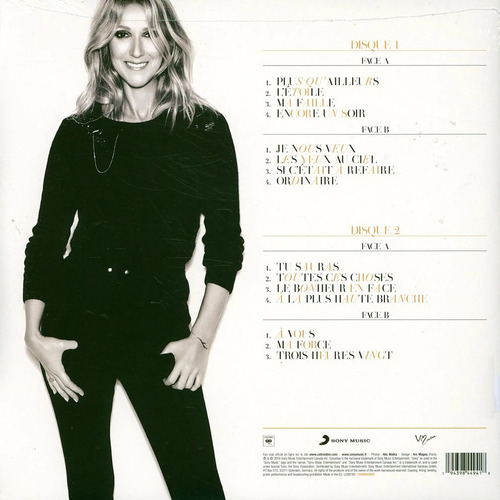 Celine Dion Encore Un Soir (2 LP)