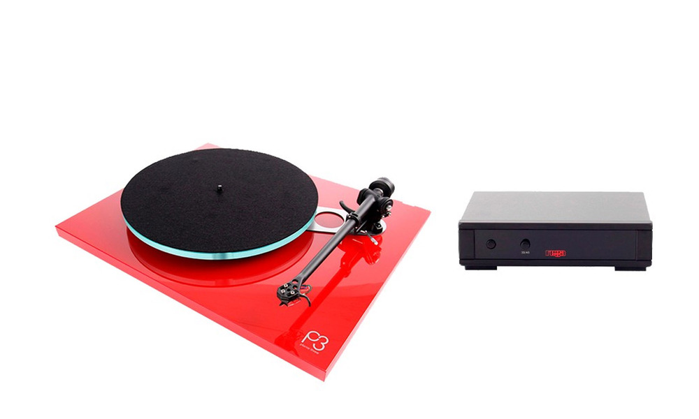 Rega Planar 3 High Gloss Red Exact MM + Neo PSU MK2