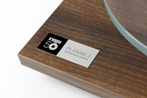 Rega Planar 3 50th Anniversary Editon Walnut Exact MM + Neo PSU MK2