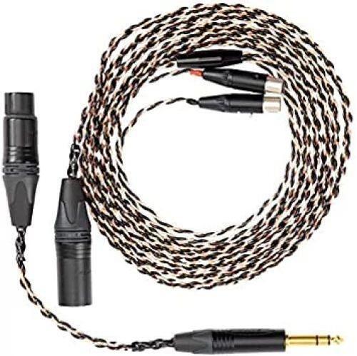 Audeze LCD5 Combo Cable - Balanced XLR and 6.3mm Stereo