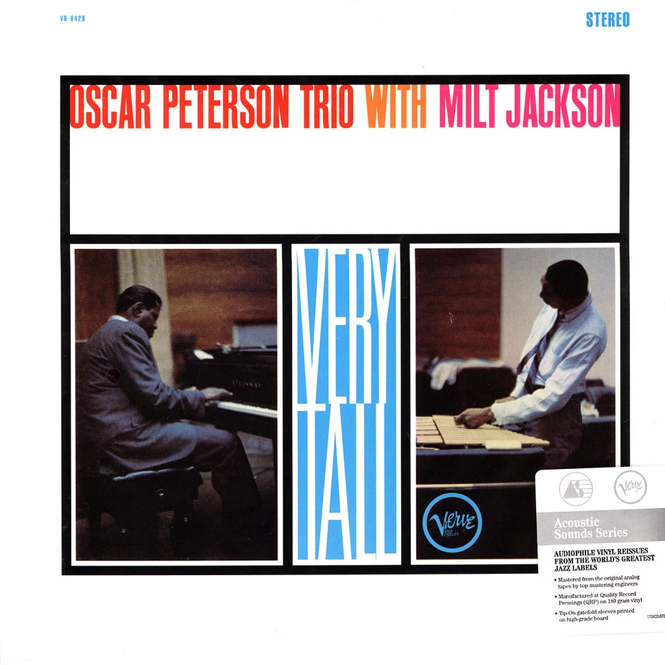 Oscar Peterson Trio with Milt Jackson Very Tall (Acoustic Sounds Series)