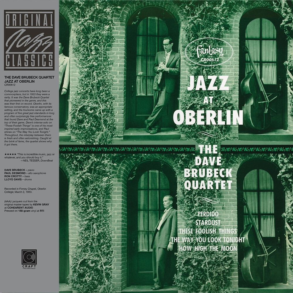 The Dave Brubeck Quartet Jazz at Oberlin (Original Jazz Classics Series)