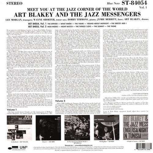 Art Blakey & The Jazz Messengers Meet You At The Jazz Corner Of The World Vol.1 (Classic Vinyl Series)