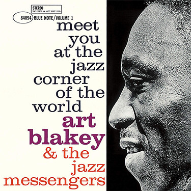 Art Blakey & The Jazz Messengers Meet You At The Jazz Corner Of The World Vol.1 (Classic Vinyl Series)