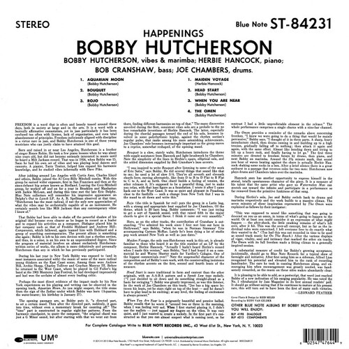 Bobby Hutcherson Happenings