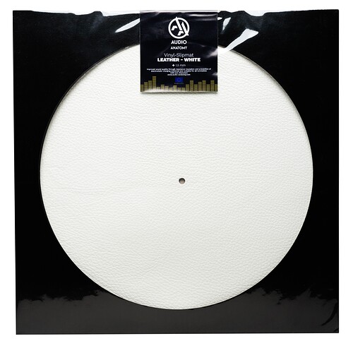 Audio Anatomy Leather Slipmat White 1,5 мм