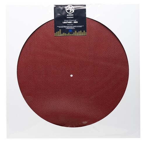 Audio Anatomy Leather Slipmat Red 1,5 мм