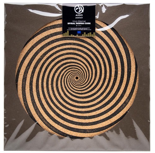 Audio Anatomy Cork Spiral Design Slipmat 3,0 мм