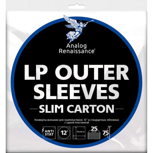 Analog Renaissance Outer Record Sleeves Slim Carton Set (25 pcs.)