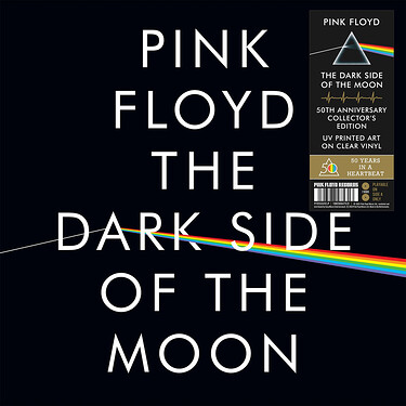 Pink Floyd The Dark Side of the Moon 50th Anniversary Collector's Edition (UV Printed Clear Vinyl) (2 LP)