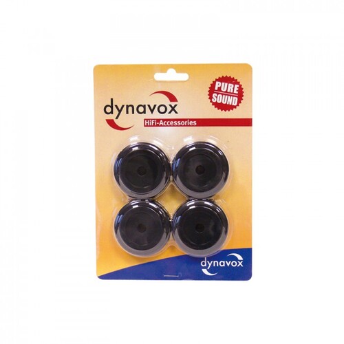 Dynavox Big50 Aluminium Appliance Feet Black Set (4 pcs.)