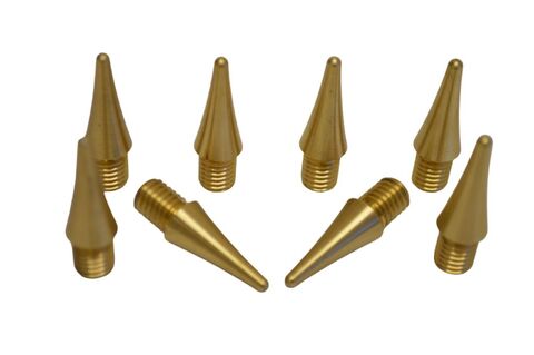 Atacama Premium M8 8mm Brass Spikes Set (8 pcs.)