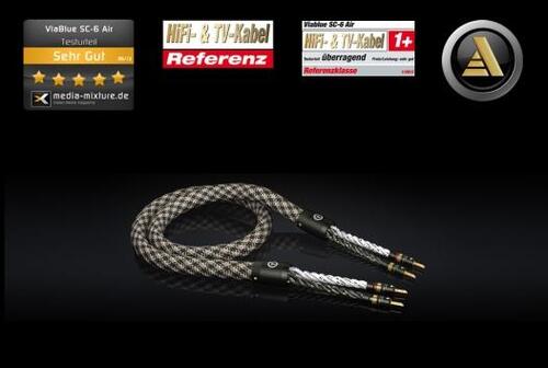 Viablue SC-6 AIR Single-Wire T8 Banana Cobra 2,5 м.