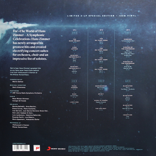 OST The World of Hans Zimmer A Symphonic Celebration (3 LP)