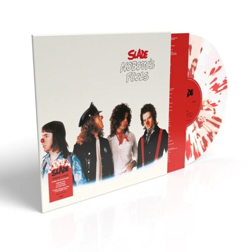 Slade Nobody's Fools Clear & Red Splatter Vinyl