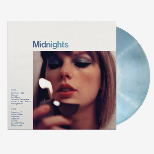 Taylor Swift Midnights Coloured Moonstone Blue Vinyl